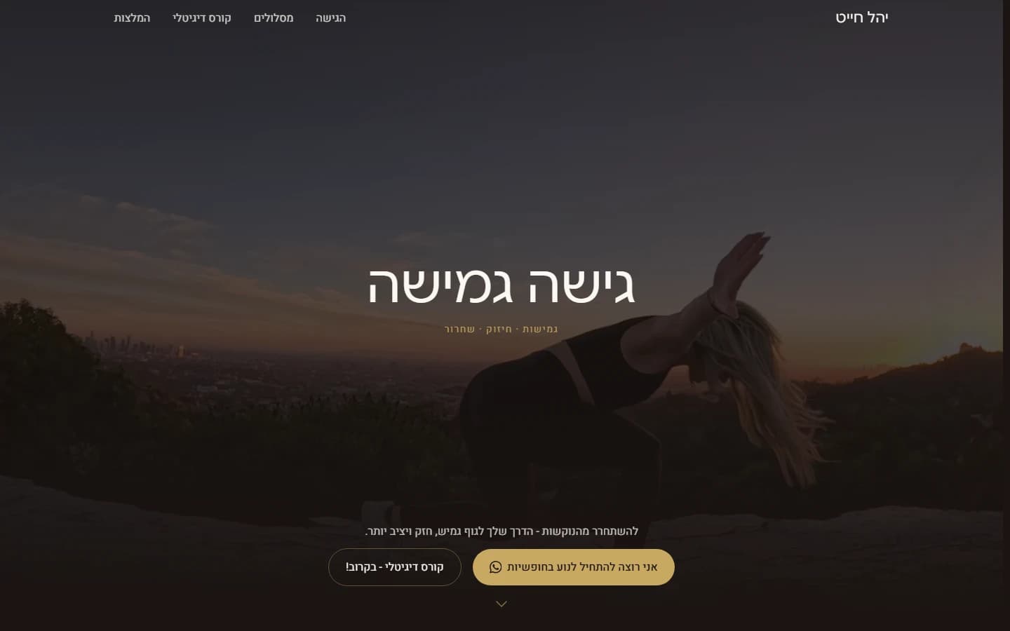 יהל חייט — רקדנית ומורה לגמישות וטכניקה — 4/5
